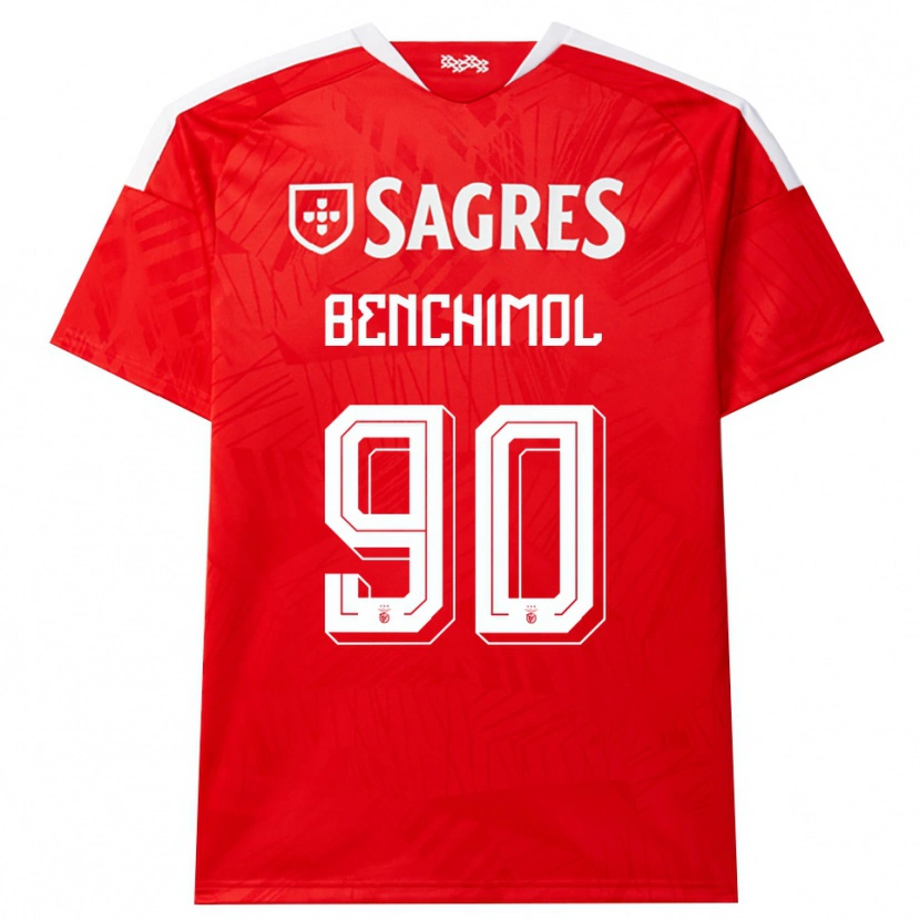 Danxen Men Benchimol #90 Red White Yellow Home Jersey 2026/27 T-Shirt