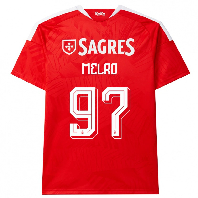 Danxen Men José Melro #97 Red White Yellow Home Jersey 2026/27 T-Shirt