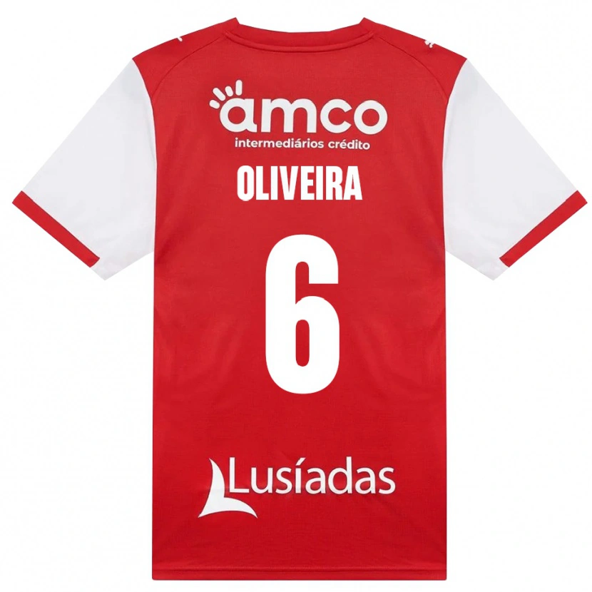 Danxen Men Afonso Oliveira #6 White Red Black Home Jersey 2026/27 T-Shirt