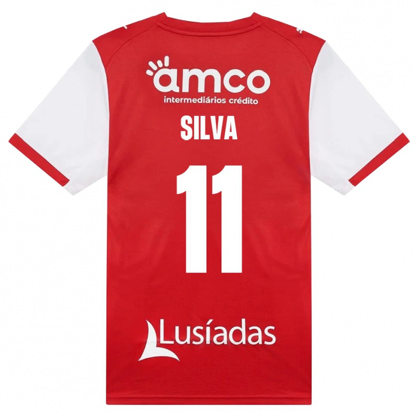 Danxen Men Gabriel Silva #11 White Red Black Home Jersey 2026/27 T-Shirt
