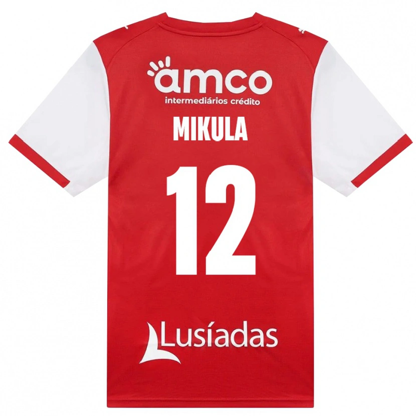 Danxen Men Matviy Mikula #12 White Red Black Home Jersey 2026/27 T-Shirt