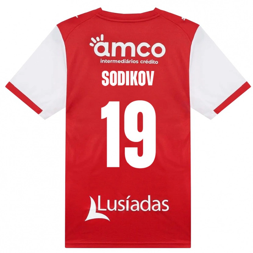 Danxen Men Sayfiddin Sodikov #19 White Red Black Home Jersey 2026/27 T-Shirt