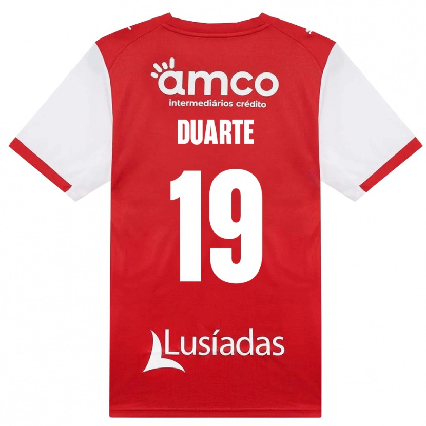 Danxen Men João Duarte #19 White Red Black Home Jersey 2026/27 T-Shirt