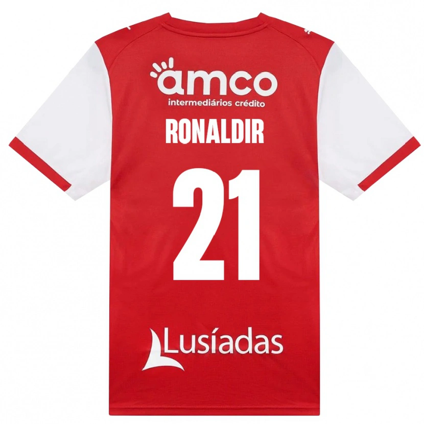 Danxen Men Ronaldir Pereira Dos Santos #21 White Red Black Home Jersey 2026/27 T-Shirt