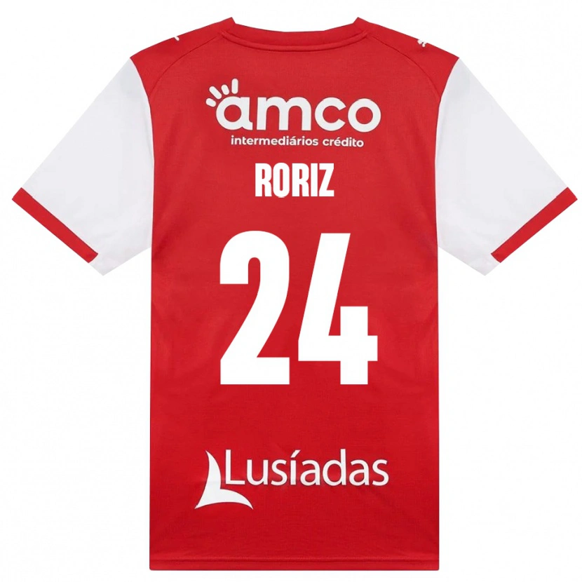 Danxen Men Martim Roriz #24 White Red Black Home Jersey 2026/27 T-Shirt