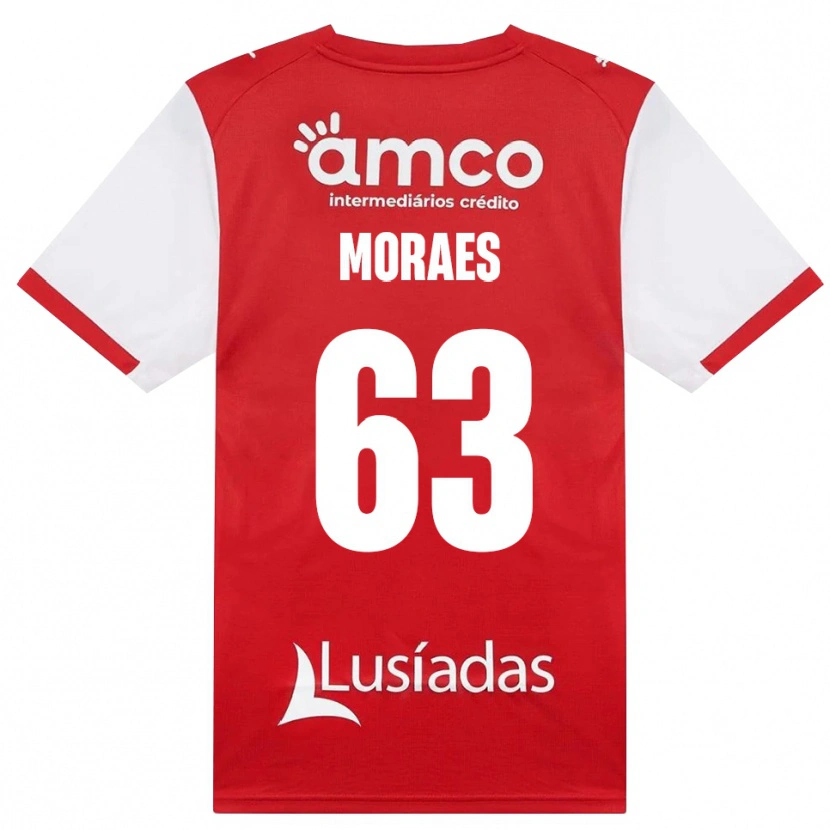 Danxen Men Guilherme Moraes #63 White Red Black Home Jersey 2026/27 T-Shirt