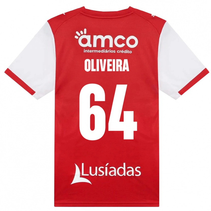 Danxen Men Lucas Oliveira #64 White Red Black Home Jersey 2026/27 T-Shirt