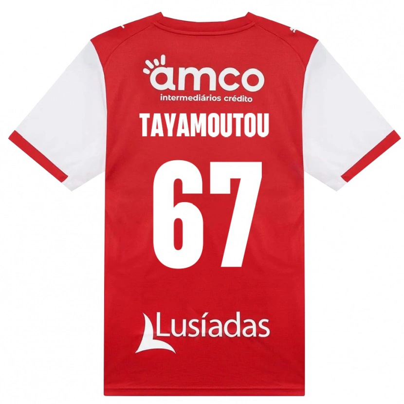 Danxen Men Enzo Tayamoutou #67 White Red Black Home Jersey 2026/27 T-Shirt
