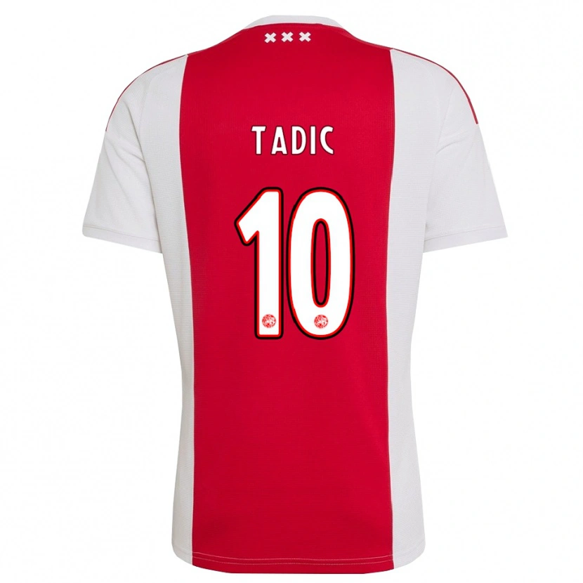 Danxen Men Dusan Tadic #10 Red White Yellow Home Jersey 2026/27 T-Shirt