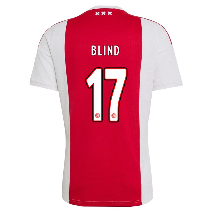 Danxen Men Daley Blind #17 Red White Yellow Home Jersey 2026/27 T-Shirt