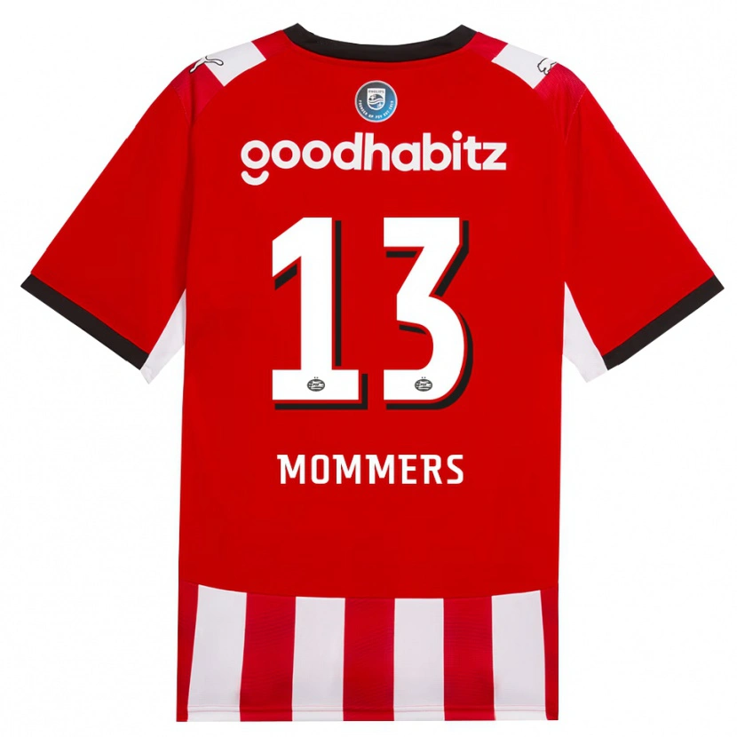 Danxen Men Ryan Mommers #13 Red White Black Home Jersey 2026/27 T-Shirt