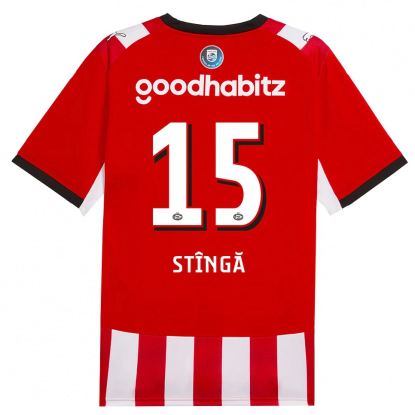 Danxen Men Lucas Stîngă #15 Red White Black Home Jersey 2026/27 T-Shirt