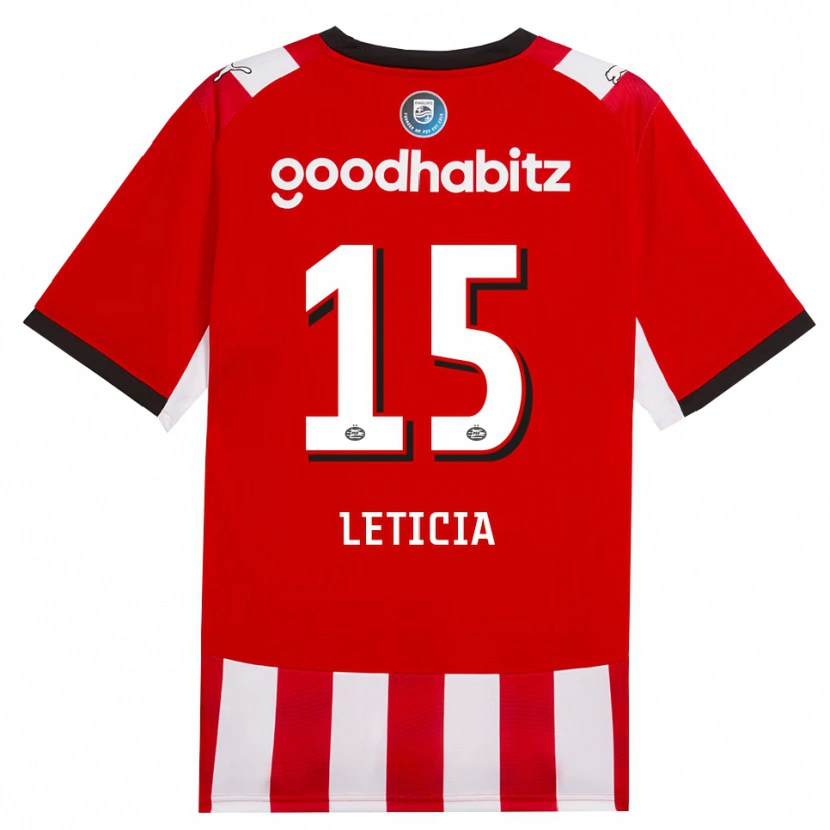 Danxen Men Brazil Bra Leticia #15 Red White Black Home Jersey 2026/27 T-Shirt