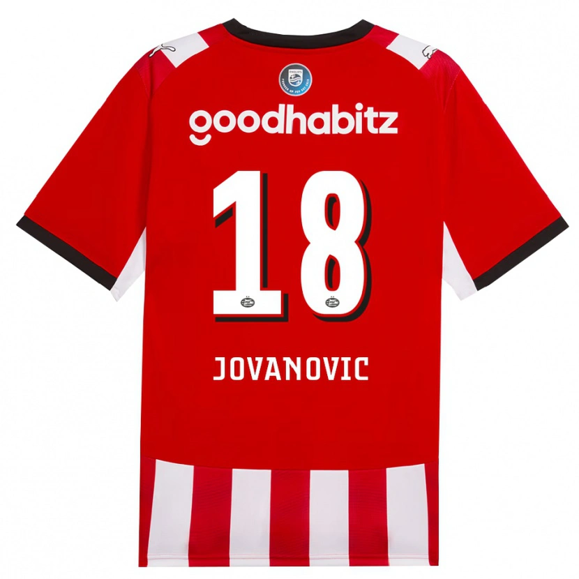 Danxen Men Nikolas Jovanovic #18 Red White Black Home Jersey 2026/27 T-Shirt