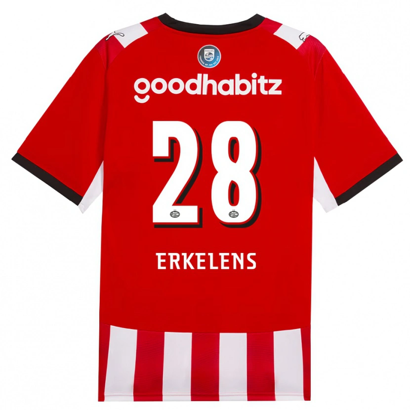 Danxen Men Kwint Erkelens #28 Red White Black Home Jersey 2026/27 T-Shirt