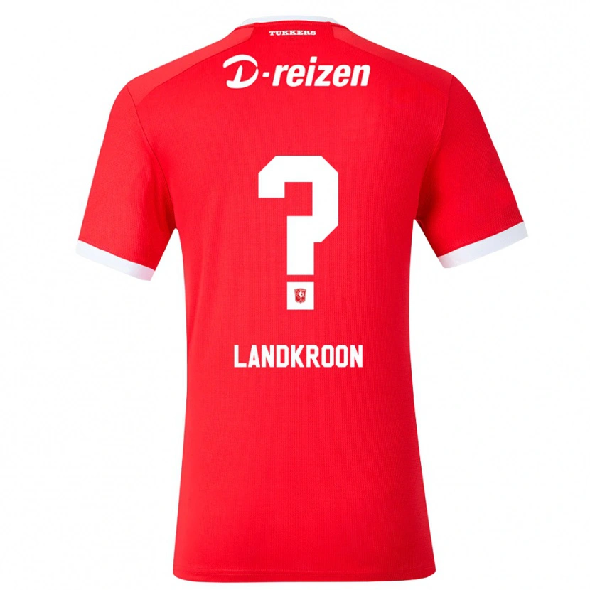 Danxen Men Kick Landkroon #0 Red White Home Jersey 2026/27 T-Shirt