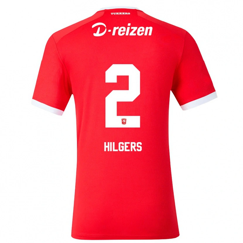 Danxen Men Mees Hilgers #2 Red White Home Jersey 2026/27 T-Shirt