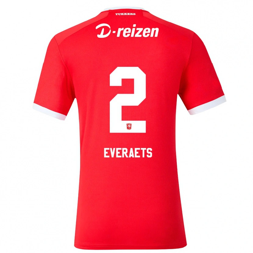 Danxen Men Kim Everaets #2 Red White Home Jersey 2026/27 T-Shirt