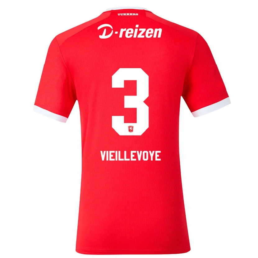 Danxen Men Luka Vieillevoye #3 Red White Home Jersey 2026/27 T-Shirt