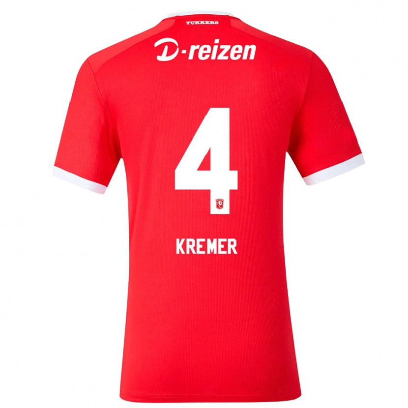 Danxen Men Joop Kremer #4 Red White Home Jersey 2026/27 T-Shirt