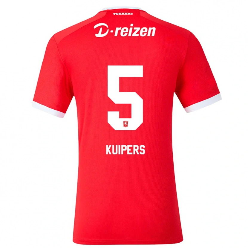 Danxen Men Bas Kuipers #5 Red White Home Jersey 2026/27 T-Shirt