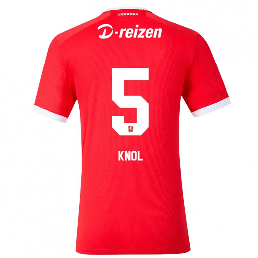Danxen Men Anna Knol #5 Red White Home Jersey 2026/27 T-Shirt