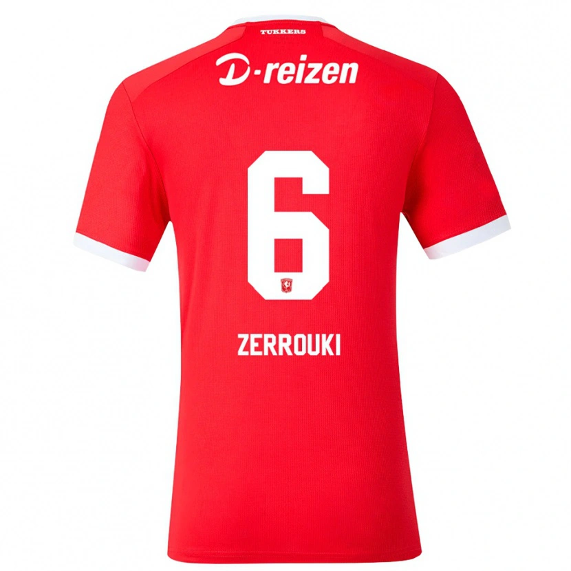 Danxen Men Ramiz Zerrouki #6 Red White Home Jersey 2026/27 T-Shirt