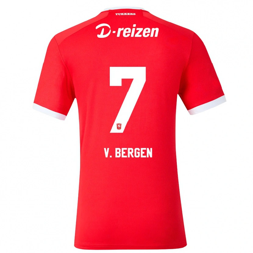 Danxen Men Mitchell Van Bergen #7 Red White Home Jersey 2026/27 T-Shirt