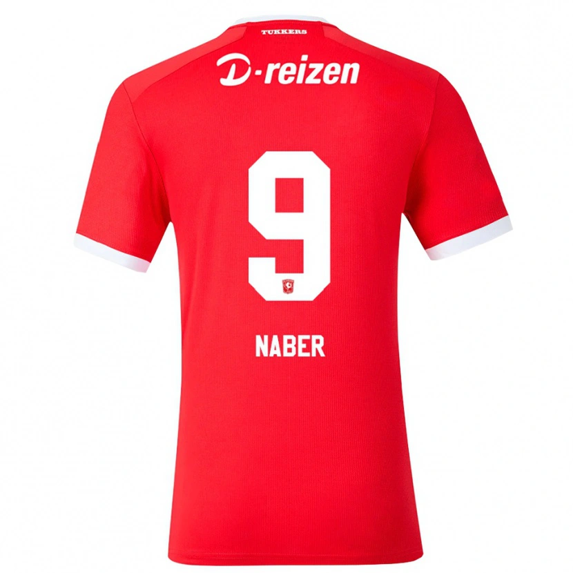Danxen Men Daeley Naber #9 Red White Home Jersey 2026/27 T-Shirt