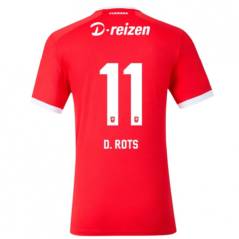 Danxen Men Daan Rots #11 Red White Home Jersey 2026/27 T-Shirt