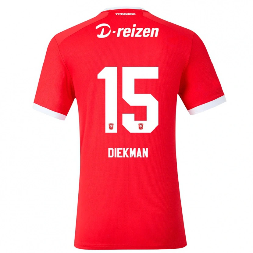 Danxen Men Jill Diekman #15 Red White Home Jersey 2026/27 T-Shirt
