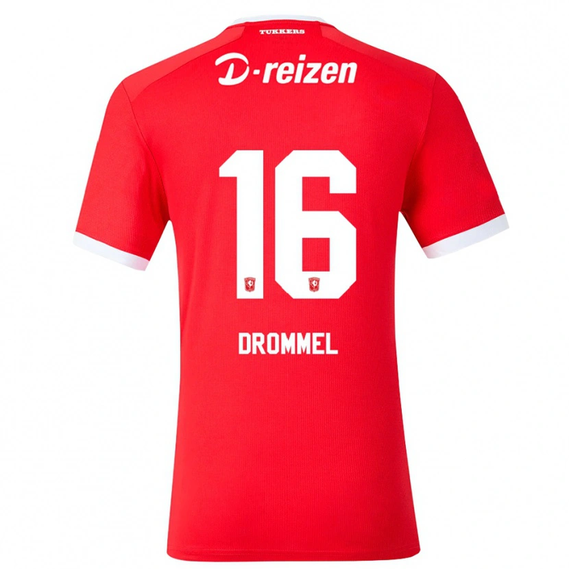 Danxen Men Joël Drommel #16 Red White Home Jersey 2026/27 T-Shirt