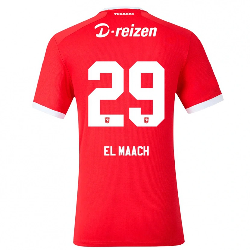 Danxen Men Issam El Maach #29 Red White Home Jersey 2026/27 T-Shirt