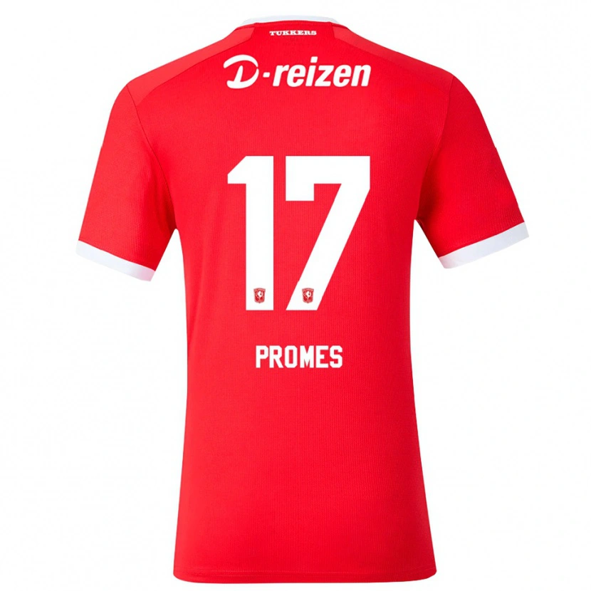 Danxen Men Rodrigo Promes #17 Red White Home Jersey 2026/27 T-Shirt