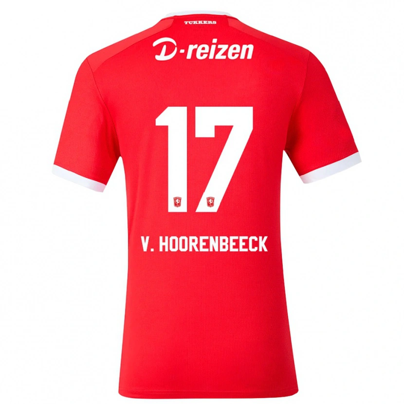 Danxen Men Alec Van Hoorenbeeck #17 Red White Home Jersey 2026/27 T-Shirt