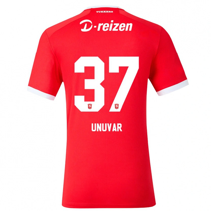 Danxen Men Naci Ünüvar #37 Red White Home Jersey 2026/27 T-Shirt