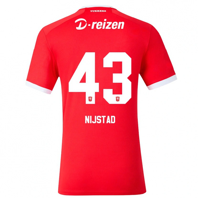 Danxen Men Ruud Nijstad #43 Red White Home Jersey 2026/27 T-Shirt