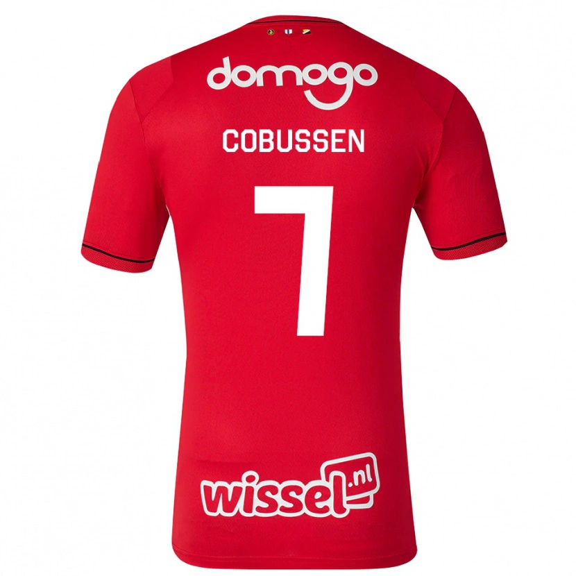 Danxen Men Sophie Cobussen #7 Red White Black Home Jersey 2026/27 T-Shirt
