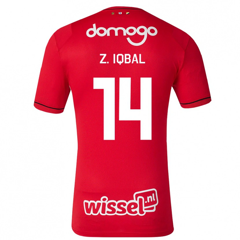 Danxen Men Zidane Iqbal #14 Red White Black Home Jersey 2026/27 T-Shirt