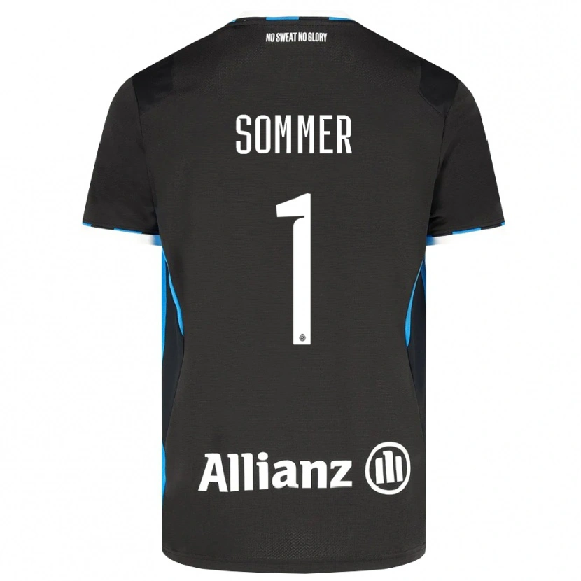 Danxen Men Yann Sommer #1 Black Red Blue Home Jersey 2026/27 T-Shirt