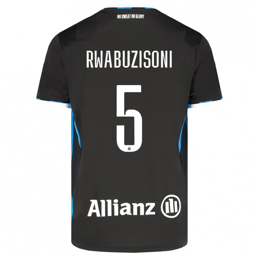 Danxen Men Noah Rwabuzisoni #5 Black Red Blue Home Jersey 2026/27 T-Shirt