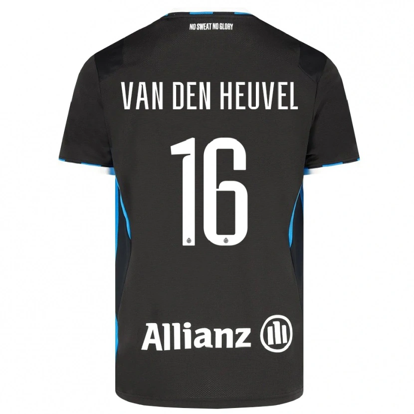 Danxen Men Dani Van Den Heuvel #16 Black Red Blue Home Jersey 2026/27 T-Shirt