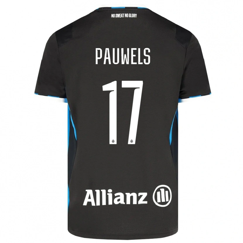 Danxen Men Fleur Pauwels #17 Black Red Blue Home Jersey 2026/27 T-Shirt