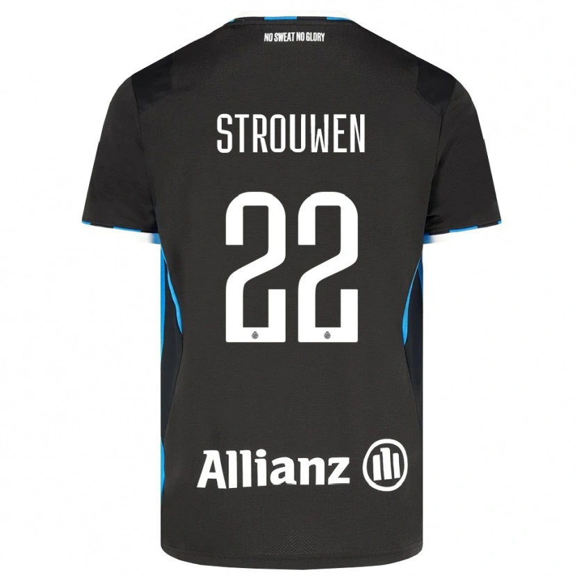 Danxen Men Léni Strouwen #22 Black Red Blue Home Jersey 2026/27 T-Shirt