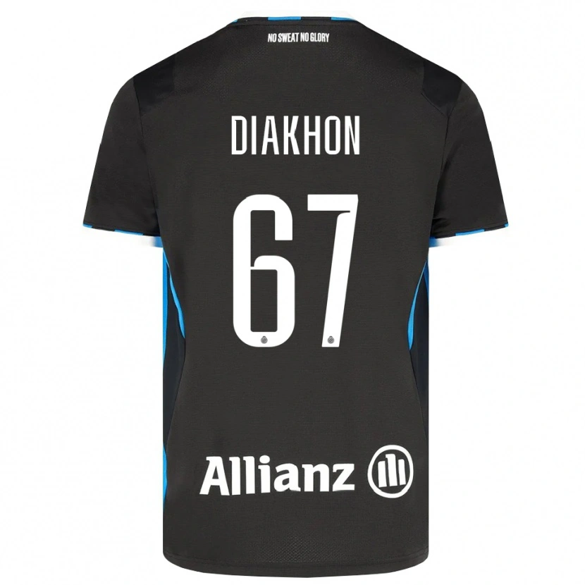 Danxen Men Mamadou Diakhon #67 Black Red Blue Home Jersey 2026/27 T-Shirt