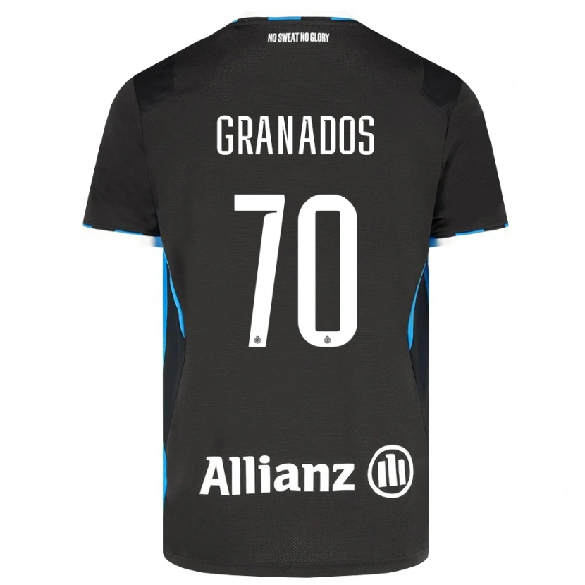 Danxen Men Alejandro Granados #70 Black Red Blue Home Jersey 2026/27 T-Shirt