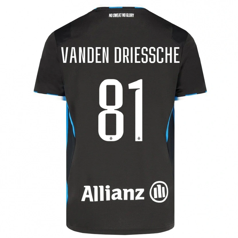 Danxen Men Argus Vanden Driessche #81 Black Red Blue Home Jersey 2026/27 T-Shirt