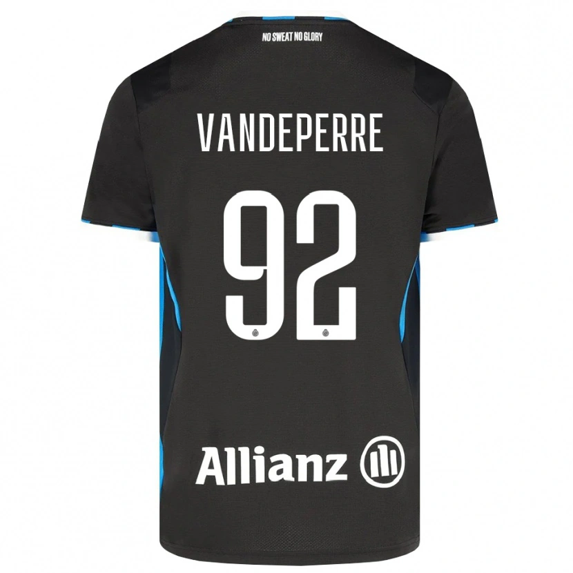 Danxen Men Alexander Vandeperre #92 Black Red Blue Home Jersey 2026/27 T-Shirt