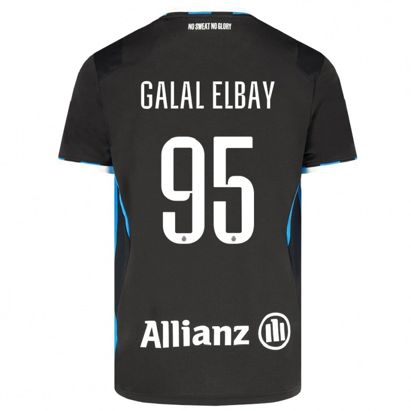 Danxen Men Mohamed Galal Elbay #95 Black Red Blue Home Jersey 2026/27 T-Shirt