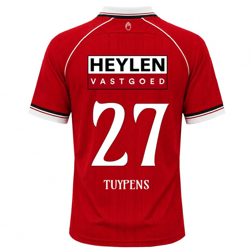 Danxen Men Eran Tuypens #27 Red White Black Home Jersey 2026/27 T-Shirt